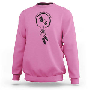 Orange Shirt Day Sweatshirt Together We Stand In Remembrance Native Child TS09 Azalea Print Your Wear