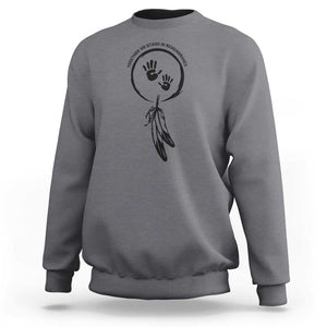 Orange Shirt Day Sweatshirt Together We Stand In Remembrance Native Child TS09 Charcoal Print Your Wear