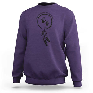 Orange Shirt Day Sweatshirt Together We Stand In Remembrance Native Child TS09 Purple Print Your Wear