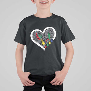 Unity Day T Shirt For Kid Orange Heart Be Kind Anti Bullying TS09 Black Print Your Wear