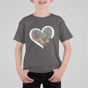 Unity Day T Shirt For Kid Orange Heart Be Kind Anti Bullying TS09 Dark Chocolate Print Your Wear