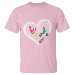 Unity Day T Shirt Orange Heart Be Kind Anti Bullying TS09 Light Pink Print Your Wear