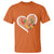 Unity Day T Shirt Orange Heart Be Kind Anti Bullying TS09 Orange Print Your Wear