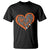 Anti Bullying T Shirt Orange Heart Be Kind Unity Day TS09 Black Print Your Wear