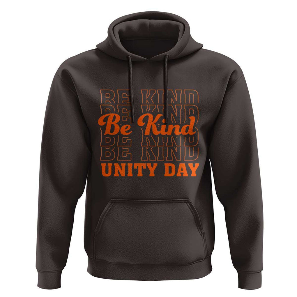 Anti Bullying Be Kind Unity Day Hoodie TS09 Dark Chocolate Print Your Wear