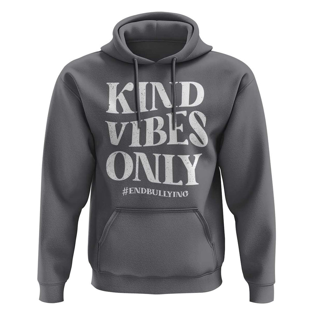 Unity Day Hoodie Kind Vibes Only End Bullying TS09 Charcoal Print Your Wear
