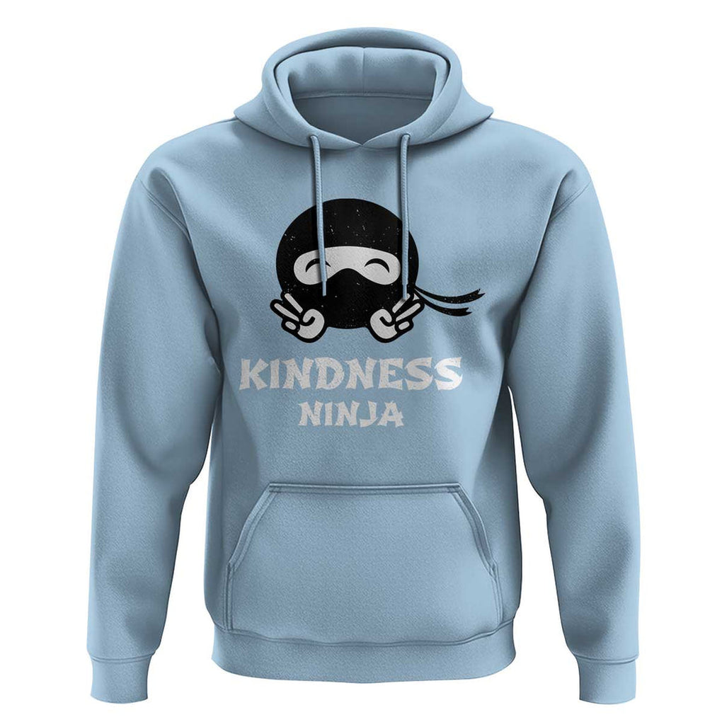 Unity Day Hoodie Kindness Ninja Anti Bullying TS09 Light Blue Print Your Wear