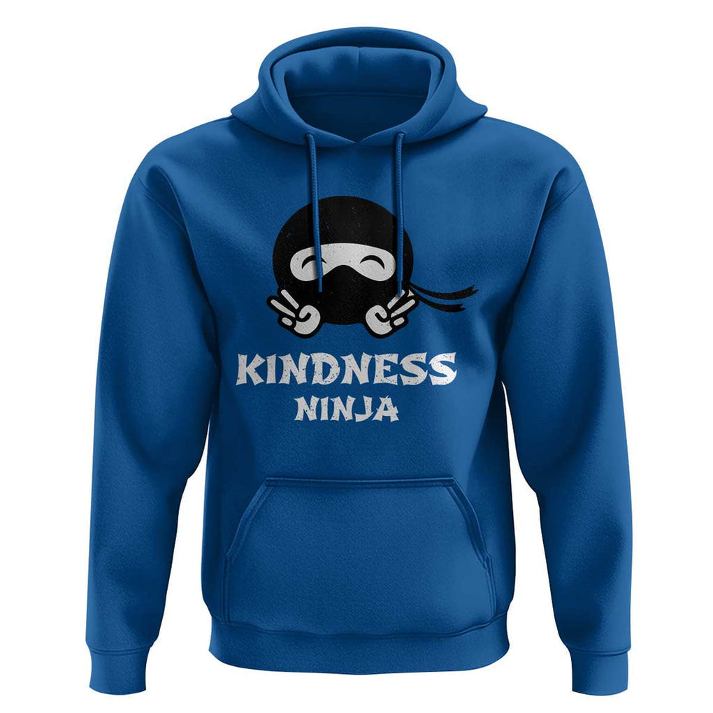 Unity Day Hoodie Kindness Ninja Anti Bullying TS09 Royal Blue Print Your Wear