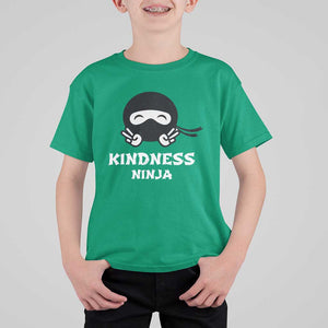 Unity Day T Shirt For Kid Kindness Ninja Anti Bullying TS09 Irish Green Print Your Wear