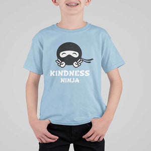 Unity Day T Shirt For Kid Kindness Ninja Anti Bullying TS09 Light Blue Print Your Wear