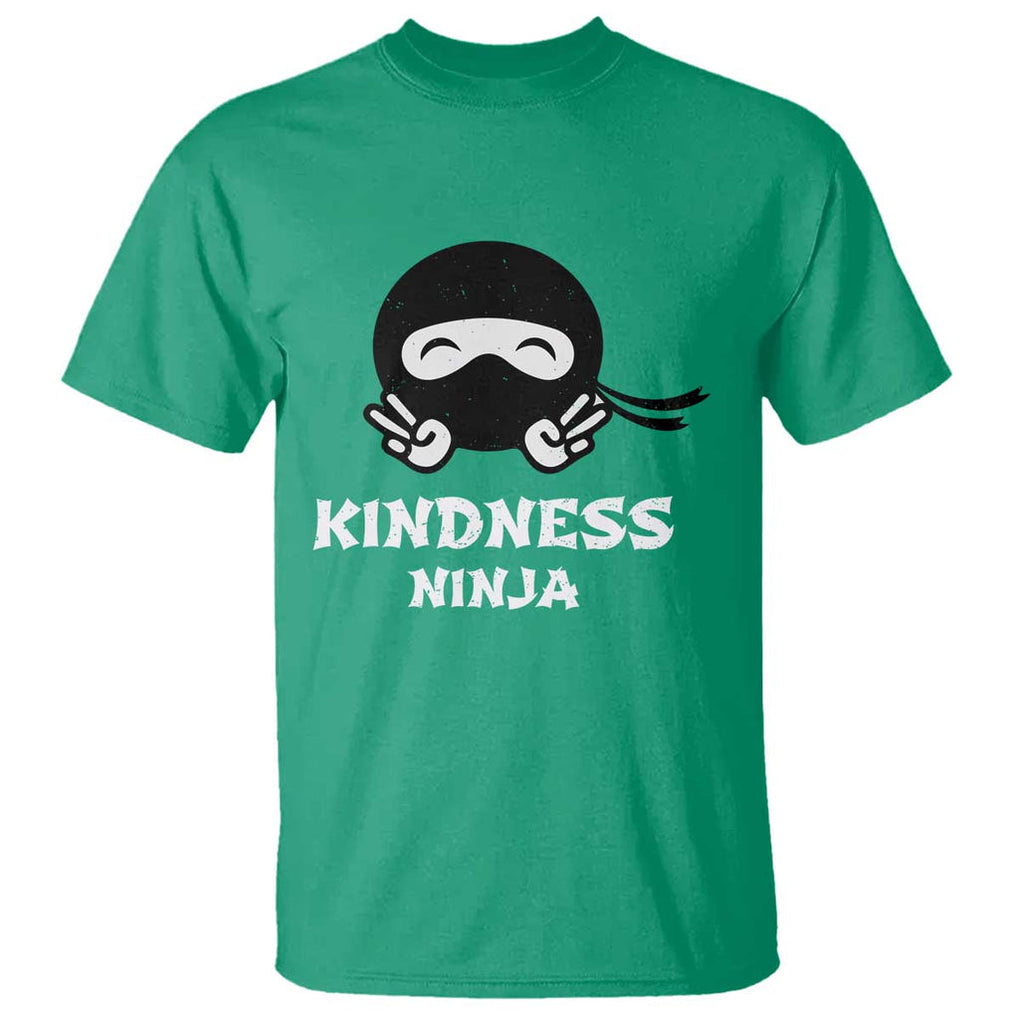 Unity Day T Shirt Kindness Ninja Anti Bullying TS09 Irish Green Print Your Wear