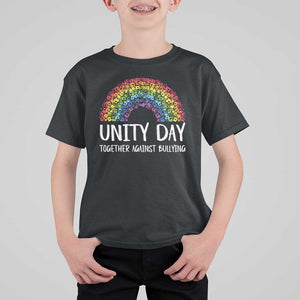 Unity Day T Shirt For Kid Together Against Bullying Rainbow Anti Bully TS09 Black Print Your Wear