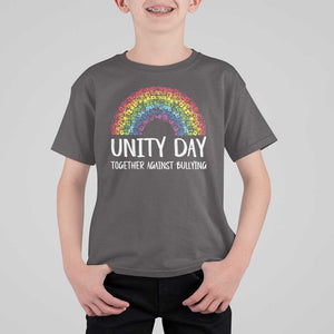 Unity Day T Shirt For Kid Together Against Bullying Rainbow Anti Bully TS09 Dark Chocolate Print Your Wear