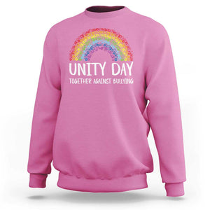 Unity Day Sweatshirt Together Against Bullying Rainbow Anti Bully TS09 Azalea Print Your Wear