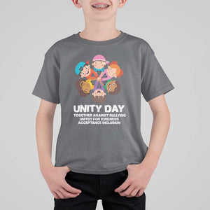 Unity Day T Shirt For Kid Together Against Bullying Cute Kids End Bullying TS09 Charcoal Print Your Wear