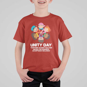 Unity Day T Shirt For Kid Together Against Bullying Cute Kids End Bullying TS09 Red Print Your Wear