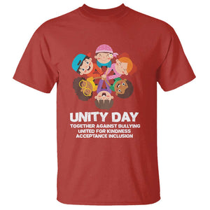 Unity Day T Shirt Together Against Bullying Cute Kids End Bullying TS09 Red Print Your Wear