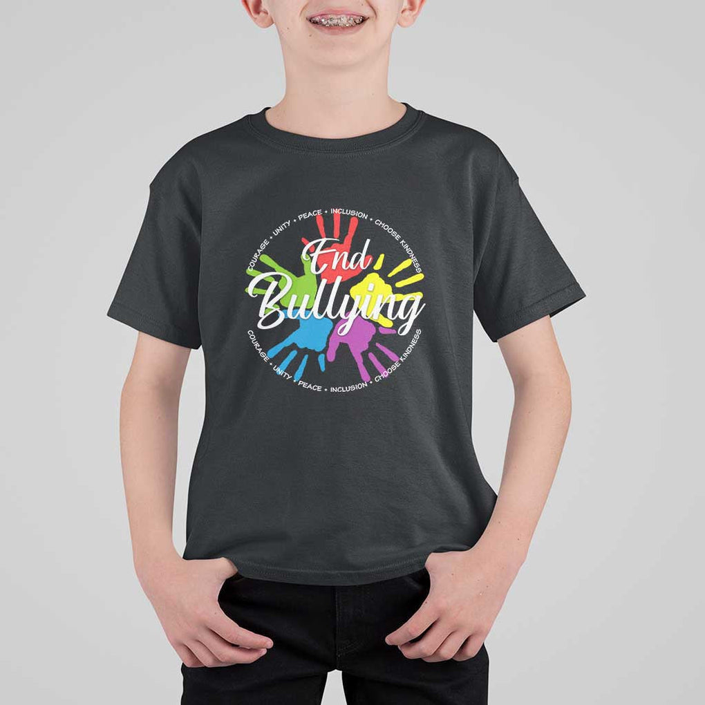 Anti Bullying T Shirt For Kid Choose Kindness Unity Day TS09 Black Print Your Wear