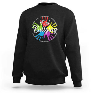 Anti Bullying Sweatshirt Choose Kindness Unity Day TS09 Black Print Your Wear