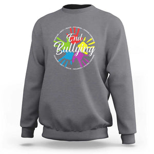 Anti Bullying Sweatshirt Choose Kindness Unity Day TS09 Charcoal Print Your Wear