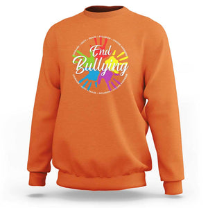 Anti Bullying Sweatshirt Choose Kindness Unity Day TS09 Orange Print Your Wear