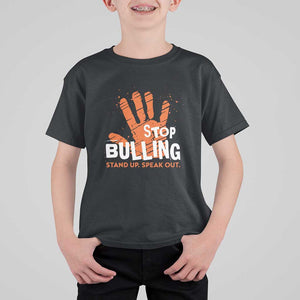 Unity Day T Shirt For Kid Stop Bullying Stand Up Speak Out TS09 Black Print Your Wear