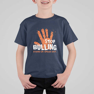 Unity Day T Shirt For Kid Stop Bullying Stand Up Speak Out TS09 Navy Print Your Wear