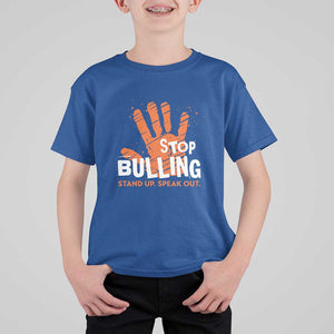 Unity Day T Shirt For Kid Stop Bullying Stand Up Speak Out TS09 Royal Blue Print Your Wear