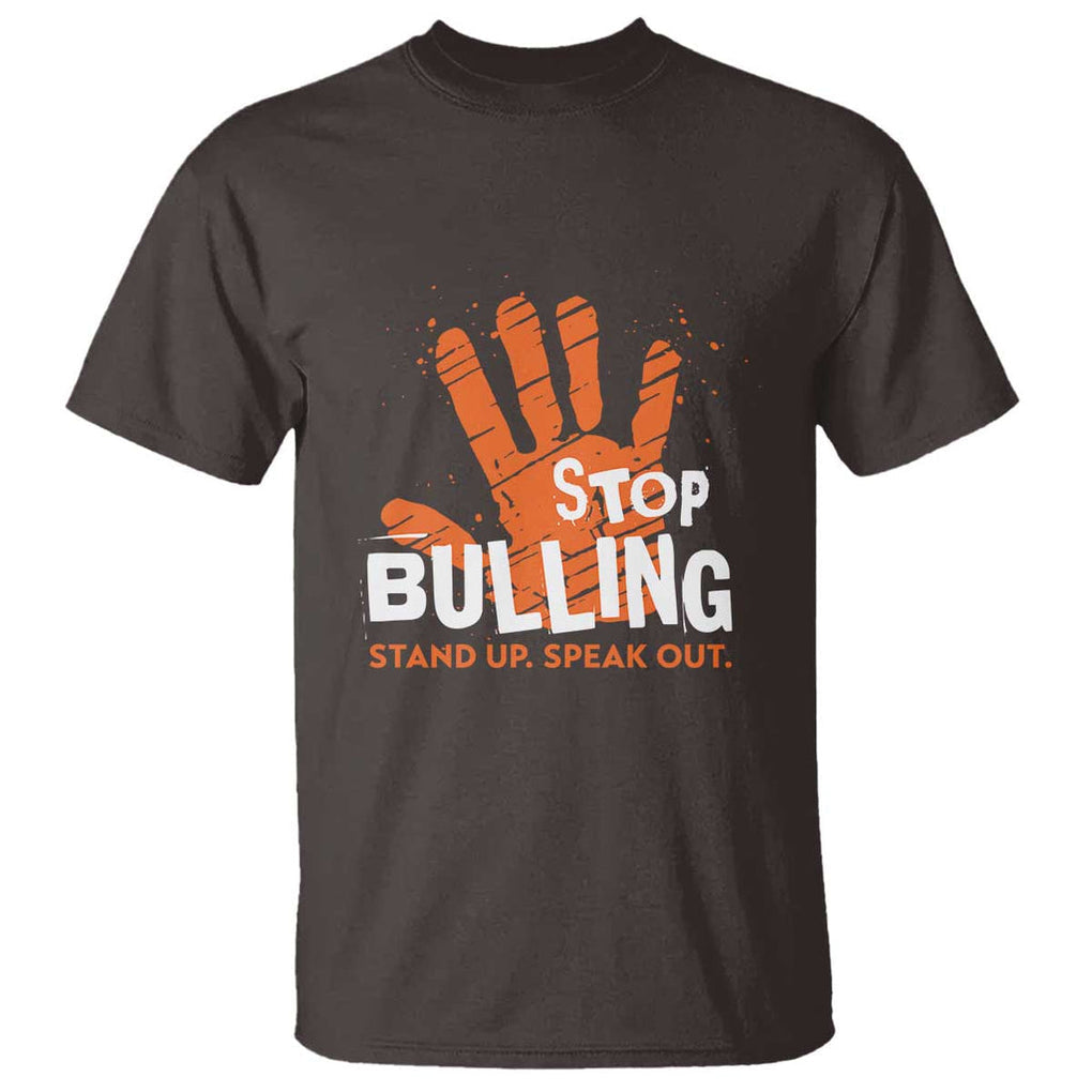 Unity Day T Shirt Stop Bullying Stand Up Speak Out TS09 Dark Chocolate Print Your Wear