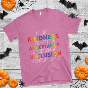 Anti Bullying T Shirt Share Kindness Promotion Acceptange Encourage Inclusion TS09 Azalea Print Your Wear