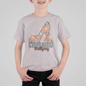 Unity Day T Shirt For Kid Crushing Bullying Anti Bullying Prevention TS09 Ice Gray Print Your Wear