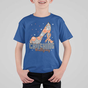 Unity Day T Shirt For Kid Crushing Bullying Anti Bullying Prevention TS09 Royal Blue Print Your Wear