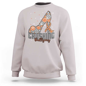 Unity Day Sweatshirt Crushing Bullying Anti Bullying Prevention TS09 Ice Gray Print Your Wear