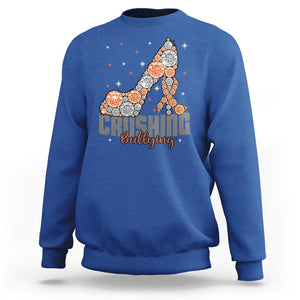 Unity Day Sweatshirt Crushing Bullying Anti Bullying Prevention TS09 Royal Blue Print Your Wear