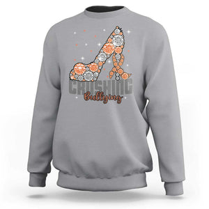 Unity Day Sweatshirt Crushing Bullying Anti Bullying Prevention TS09 Sport Gray Print Your Wear