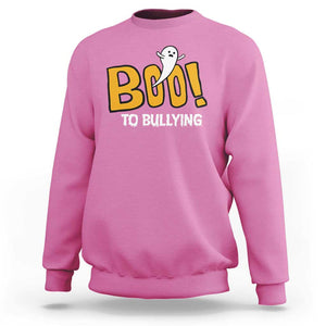 Anti Bullying Halloween Sweatshirt Boo To Bullying Spooky Ghost TS09 Azalea Print Your Wear