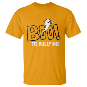 Anti Bullying Halloween T Shirt Boo To Bullying Spooky Ghost TS09 Gold Print Your Wear