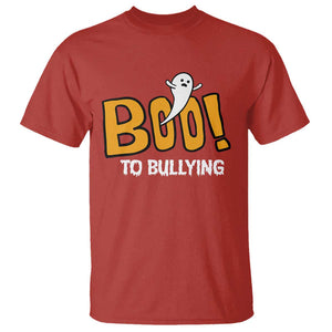 Anti Bullying Halloween T Shirt Boo To Bullying Spooky Ghost TS09 Red Print Your Wear