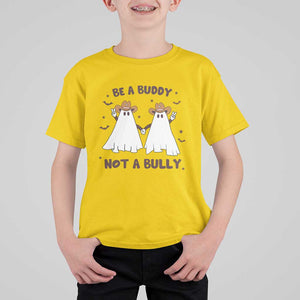 Unity Day T Shirt For Kid Be A Buddy Not A Bully Anti Bullying Cowboy Ghost TS09 Daisy Print Your Wear