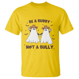 Unity Day T Shirt Be A Buddy Not A Bully Anti Bullying Cowboy Ghost TS09 Daisy Print Your Wear