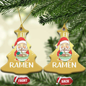 Cute Santa But First Ramen Lover Japanese Noodle Anime Xmas Christmas Ornament TS09 Christmas Tree Gold Print Your Wear