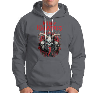 Merry Krampus Horor Christmas Evil Hoodie TS09 Charcoal Printyourwear