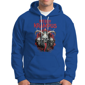 Merry Krampus Horor Christmas Evil Hoodie TS09 Royal Blue Printyourwear