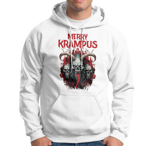 Merry Krampus Horor Christmas Evil Hoodie TS09 White Printyourwear