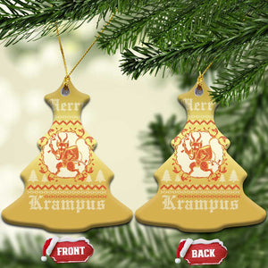 Merry Krampus Christmas Ornament Demon Horor Xmas TS09 Christmas Tree Gold Print Your Wear