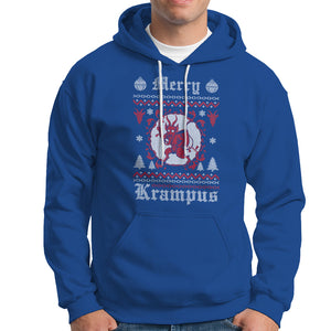 Merry Krampus Horor Christmas Evil Hoodie TS09 Royal Blue Printyourwear