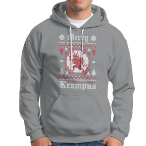 Merry Krampus Horor Christmas Evil Hoodie TS09 Sport Gray Printyourwear