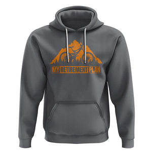 Retirement Plan Hoodie Funny Retired Rider Riding Bicycle TS09 Charcoal Printyourwear