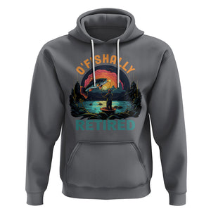 Retirement Hoodie O'fishally Retired Fishing Men TS09 Charcoal Printyourwear