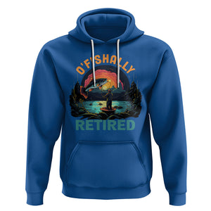 Retirement Hoodie O'fishally Retired Fishing Men TS09 Royal Blue Printyourwear